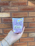 Purple Flowe Small Cup Coozie