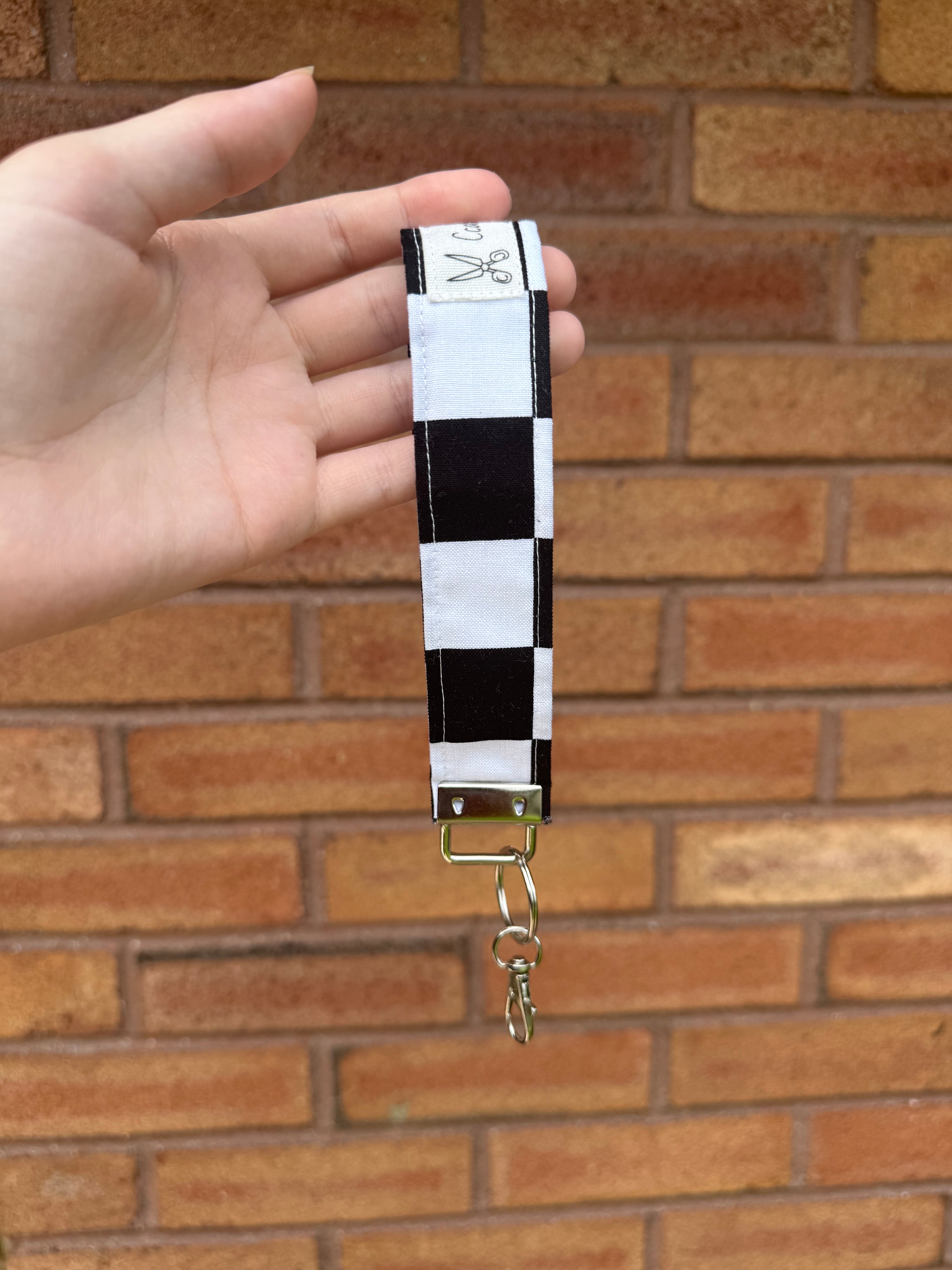 Checkered Key Chain