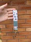 Colorful Quilted Key Chain