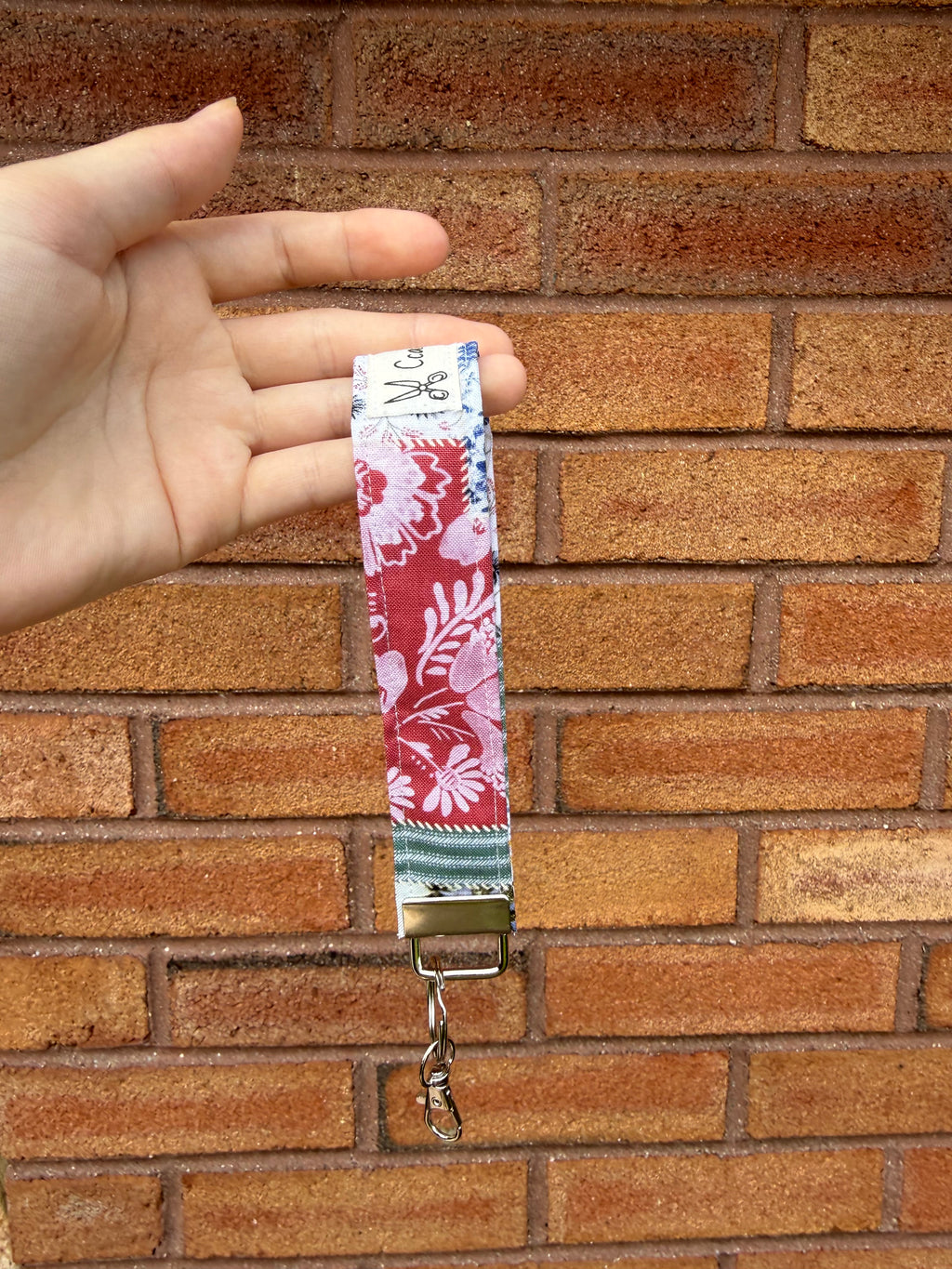 Colorful Quilted Key Chain